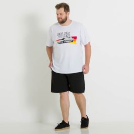Shorts Plus Size  Liso Marc Alain