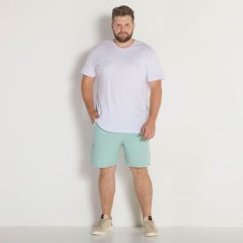 Shorts Plus Size  Liso Marc Alain