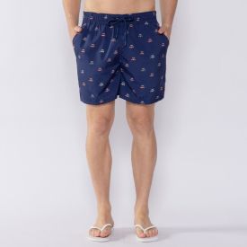 Shorts Tactel Estampado Marc Alain