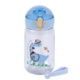 Garrafa Squeeze Infantil com Canudo 400Ml Flashgoods - Sortido