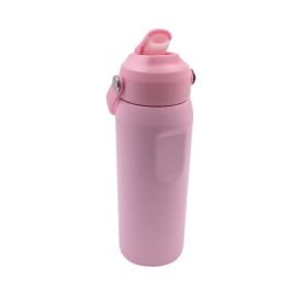 Garrafa Squeeze Térmica Inox Havan Casa 550Ml - Rosa