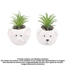 Suculenta Artificial com Vaso Havan Casa 12,5Cm - Sortido