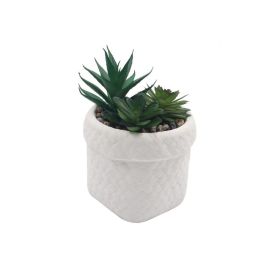 Suculenta Artificial Vaso de Cimento Havan Casa 14,5Cm - Sortido