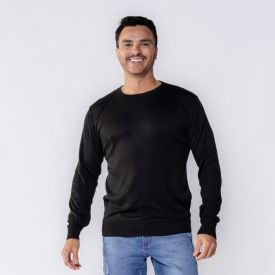 Suéter Masculino De Tricot Gola Redonda Marc Alain