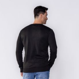 Suéter Masculino De Tricot Gola Redonda Marc Alain