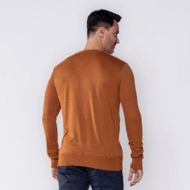 Suéter Masculino De Tricot Gola Redonda Marc Alain