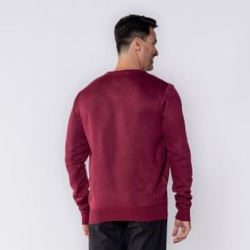 Suéter Masculino De Tricot Gola V Marc Alain