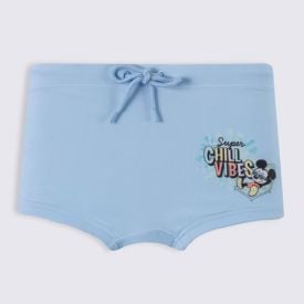 Sunga Infantil Menino Mickey 1 a 3 Anos Disney Azul