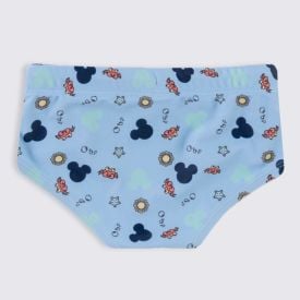 Sunga Infantil Menino Mickey 1 a 3 Anos Disney Azul