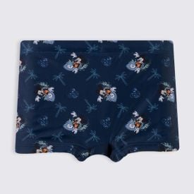Sunga Infantil Menino Mickey 4 a 10 Anos Disney Azul Marinho
