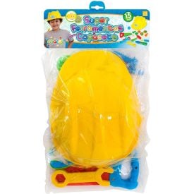 Super Ferramentas com Capacete 15 Peças Maral - AMARELO