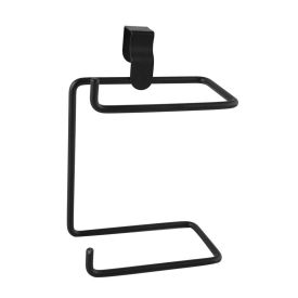 Suporte Duplo De Papel Higiênico Para Caixa Acoplada Black Arthi - Black