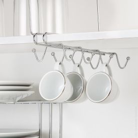 Suporte Para Xícaras Cromado Arthi - Aço