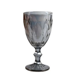 Taça de Água Diamante Lyor 325Ml - Cinza Metalizado