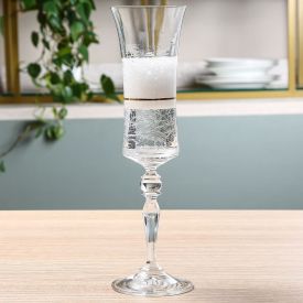 Taça De Champanhe Bohemia Grace 190Ml - Transparente