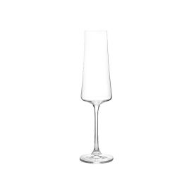 Taça De Champanhe Cristal Elegance 210Ml Bohemia - Transparente