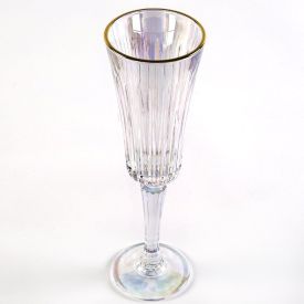 Taça De Champanhe Egeu Filete Dourado Hauskraft 180Ml - Rainbow