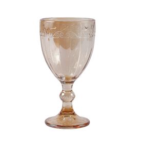 Taça de Água Imperial Metalizado 320Ml Lyor - Âmbar