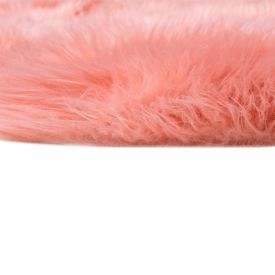 Tapete Alaska Redondo Para Quarto E Sala 1,50X1,50 M Havan Casa. - Rose