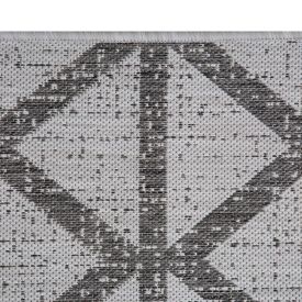 Tapete Amazonas 0,57X1,00 M Havan Casa - Geométrico Cinza