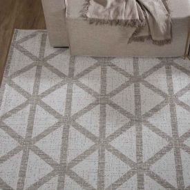 Tapete Amazonas 2,50X3,00M Solecasa - Bege Geométrico B3061 5040