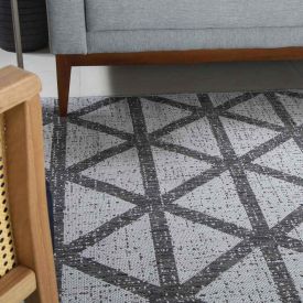 Tapete Amazonas 2,50X3,00M Solecasa - Cinza Geométrico B3061 5038