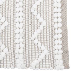 Tapete para Quarto e Sala 50X80 cm Angra Havan Casa - Branco Neve