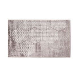 Tapete Para Quarto E Sala 0,60X1,00 M Belga Havan Casa - Marrom Taupe