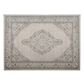 Tapete Para Quarto Ou Sala 2,00X2,80 M Belga Havan Casa - Moldura Cinza E Bege