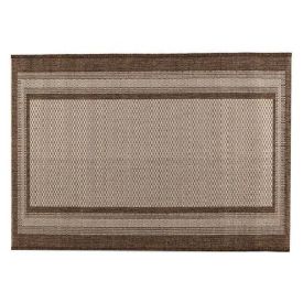 Tapete Para Quarto E Sala 1,33X1,90 M Cancun Sisal Havan Casa - Bordas Marrom