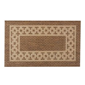 Tapete Para Quarto E Sala 1,33X1,90M Cancun Sisal Havan Casa - Grega Marrom