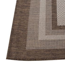 Tapete para Quarto e Sala 2,00X2,50 m Cancun Sisal Havan Casa - Bordas Marrom