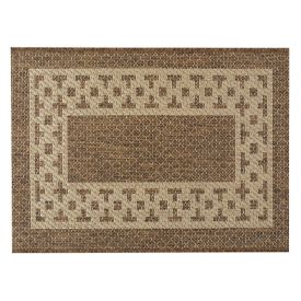 Tapete Para Quarto E Sala 2,00X2,50M Cancun Sisal Havan Casa - Grega Marrom