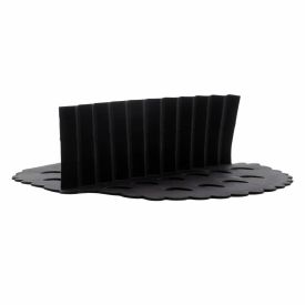 Tapete De Silicone Redondo Com Divisória Para Air Fryer Lyor 18Cm - Preto