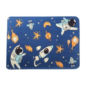 Tapete Infantil Para Atividades Estampado 95X130 Cm Transfer Havan Casa - Astronauta Marinho