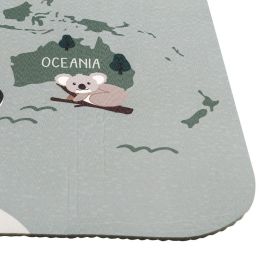 Tapete Infantil Para Atividades Estampado 95X130 Cm Transfer Havan Casa - Animais Continentes