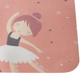 Tapete Infantil Estampado 80Cmx1,20 m Havan Casa - Rosa Sapatilha