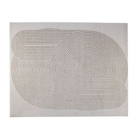 Tapete para Quarto e Sala 2,00X2,50 m Lotus Havan Casa - Bege Design