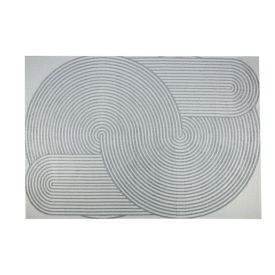 Tapete Para Quarto E Sala 2,00X3,00 M Lotus Havan Casa - Cinza Design