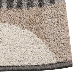 Tapete Para Sala E Quarto 80X150 Lotus Cm Havan Casa - Cinza Círculos