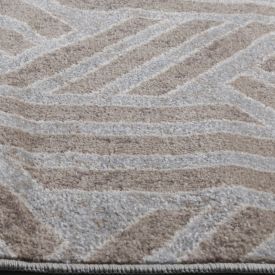 Tapete Lyon Para Quarto Ou Sala 2,00X2,50 M Havan Casa - Cinza Vision Geo