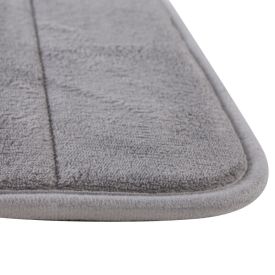 Tapete Para Banheiro Majestic 40X60 Cm Havan Casa - Cinza Listra