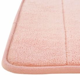Tapete Para Banheiro Majestic 40X60 Cm Havan Casa - Rosa Pálido 