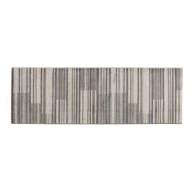 Tapete Para Quarto E Sala Nirvana 60X180 Cm Havan Casa - Cinza Bege