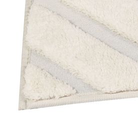 Tapete Para Quarto E Sala 60Cmx1,00M Milano Havan Casa - Marfim Losango