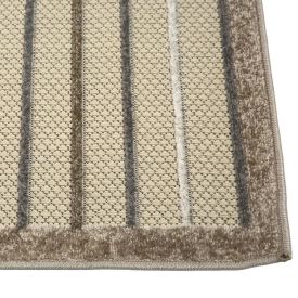 Tapete para Quarto e Sala 1,40X2,00 m Kyoto Havan Casa - Creme E Marrom