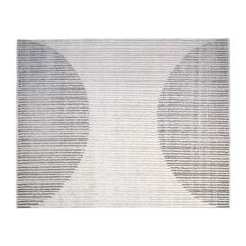 Tapete para Quarto e Sala 2,00X2,50 m Dubai Havan Casa - Círculos Taupe