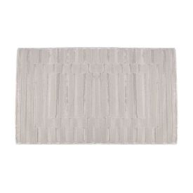 Tapete para Quarto e Sala 60Cmx1,00 m Provence Havan Casa - Bege Listras