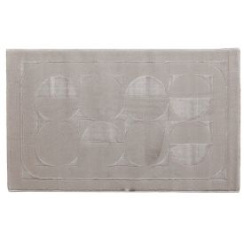 Tapete para Quarto e Sala 60Cmx1,00 m Provence Havan Casa - Cinza Escuro