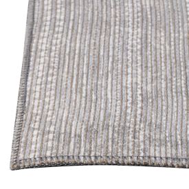 Tapete Para Quarto E Sala 80X150 Cm Cairo Havan Casa - Cinza Listras